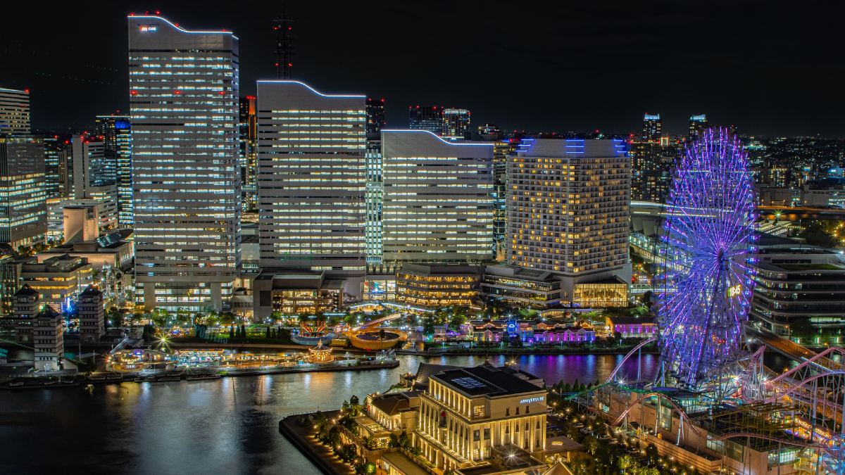 みなとみらいの夜景